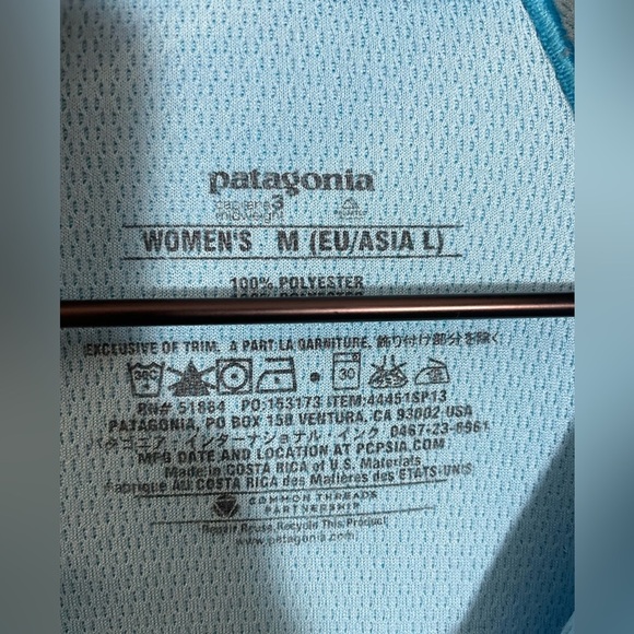 Patagonia Women's Capilene 3 Midweight 1/2 Zip Mock Neck Long Sleeve Size Medium - Picture 2 of 6